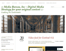 Tablet Screenshot of mediabureau.com